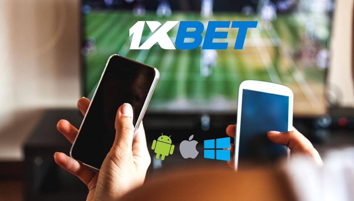 Mobile version of 1xBet Tanzania